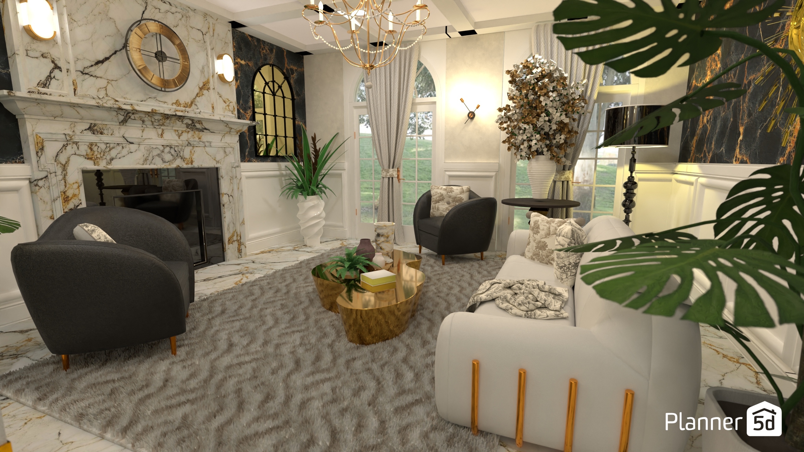 Maximalism interior #3 #26711968 by Micaela Maccaferri