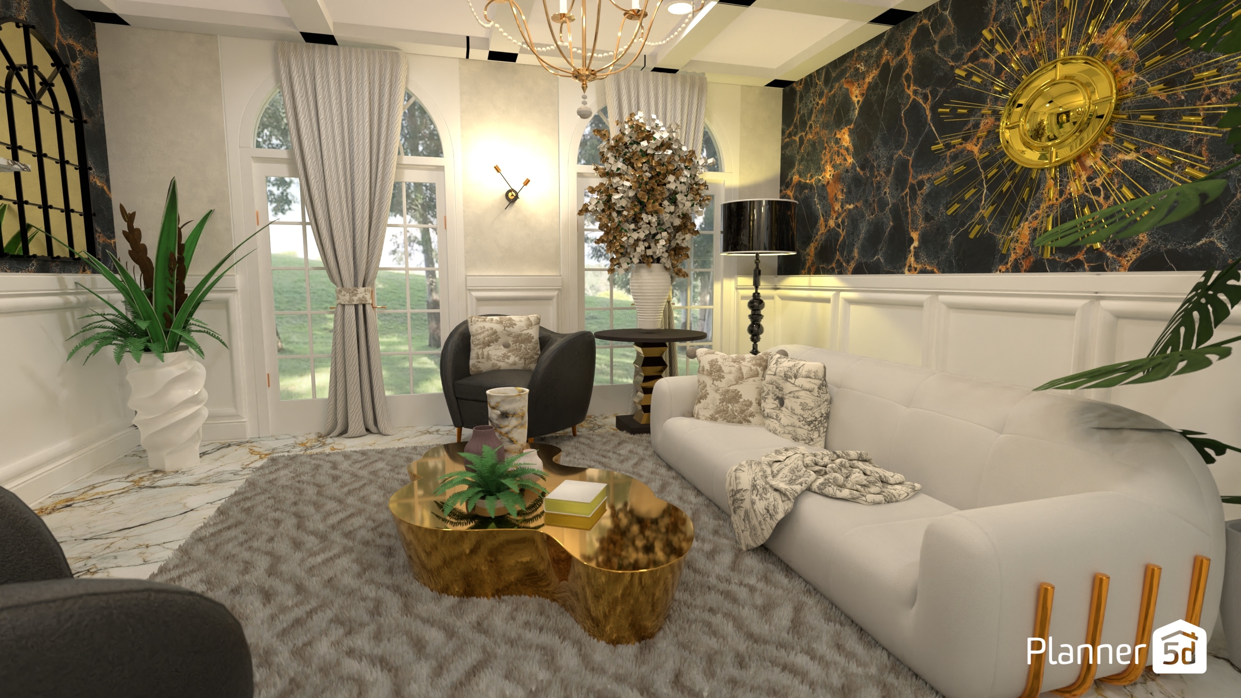 Maximalism interior #2 #26711984 by Micaela Maccaferri