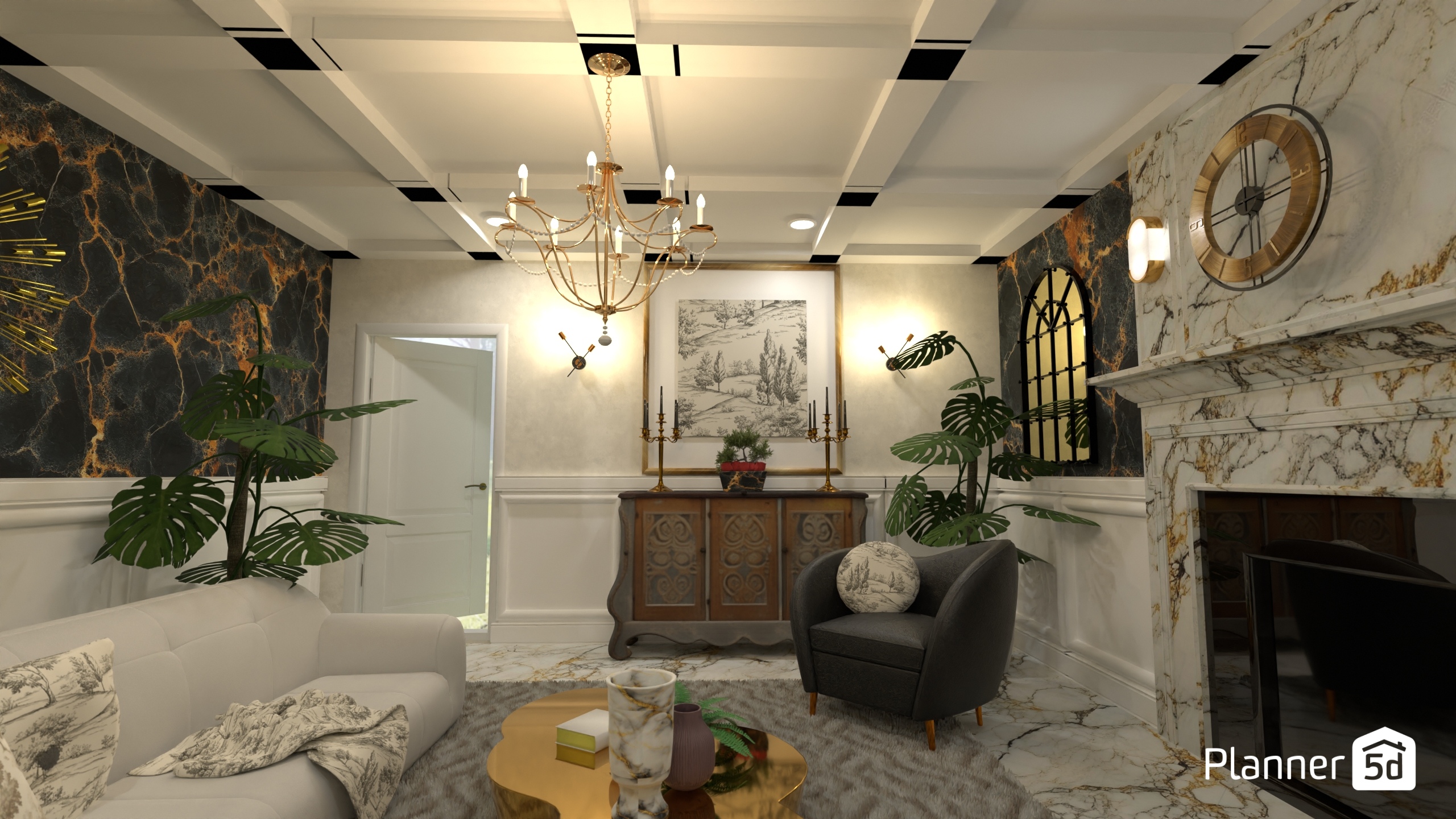 Maximalism interior #4 #26713016 by Micaela Maccaferri