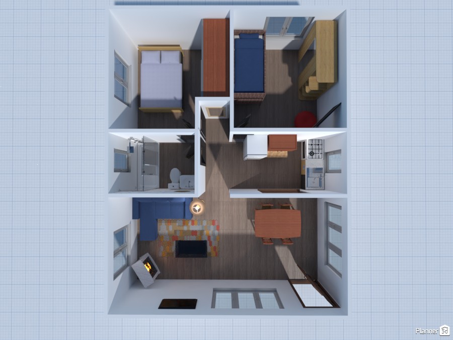 casa 54m2 economic #3513788 by Anonymous