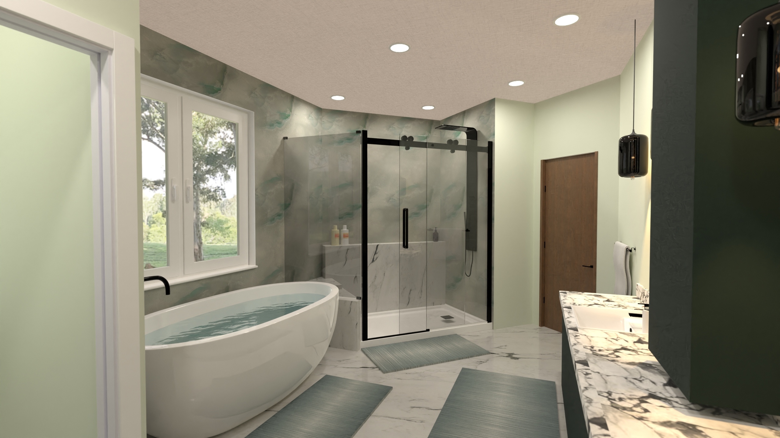 Sherwood Park Lot 6 Master Bath #25628884 by Aden