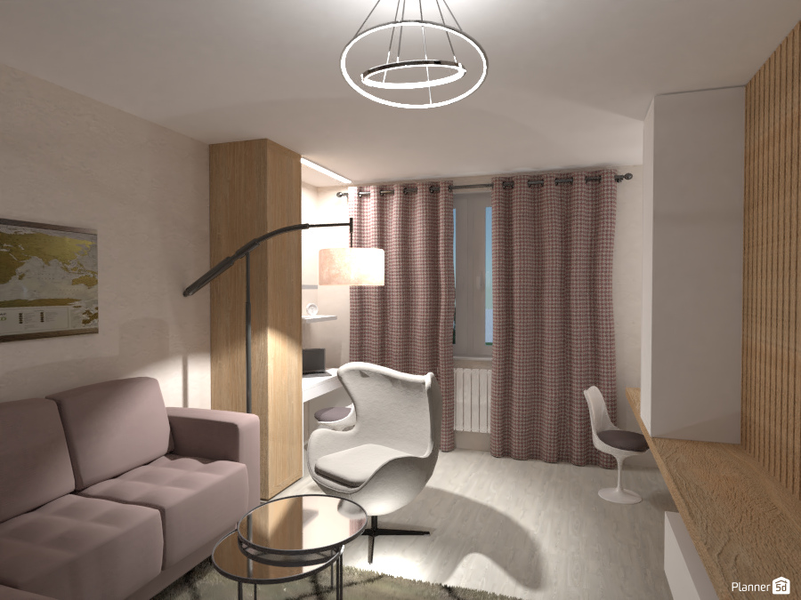 Гостиная - спальня - рабочее место #5818949 by Юлия Сильванская