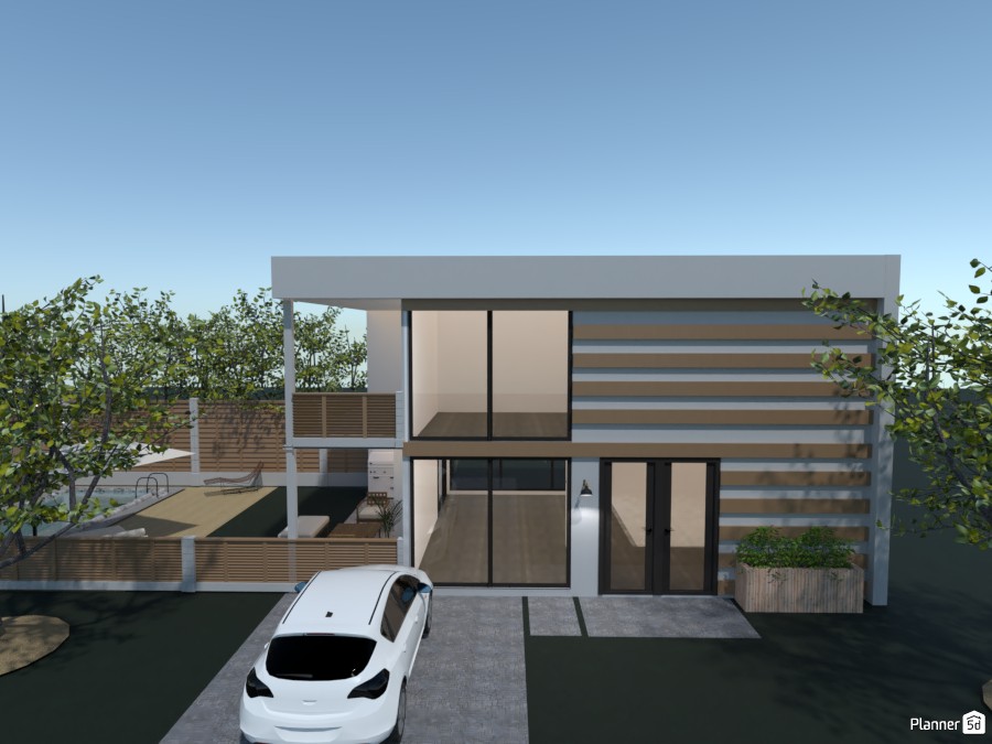 Modern Tropical Oasis #4134742 by Isabel