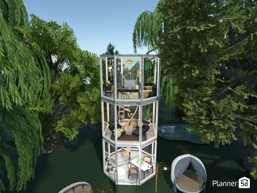 ROUND LIGHT FILLED HOUSE #10101024 by Anonymous:):)