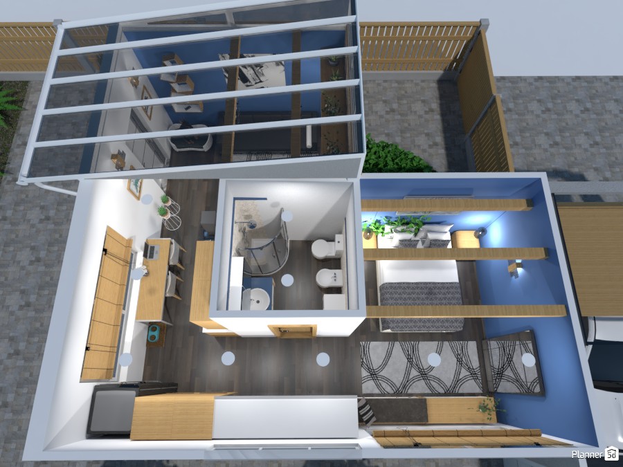 Open floor house #3462985 by Elena Z