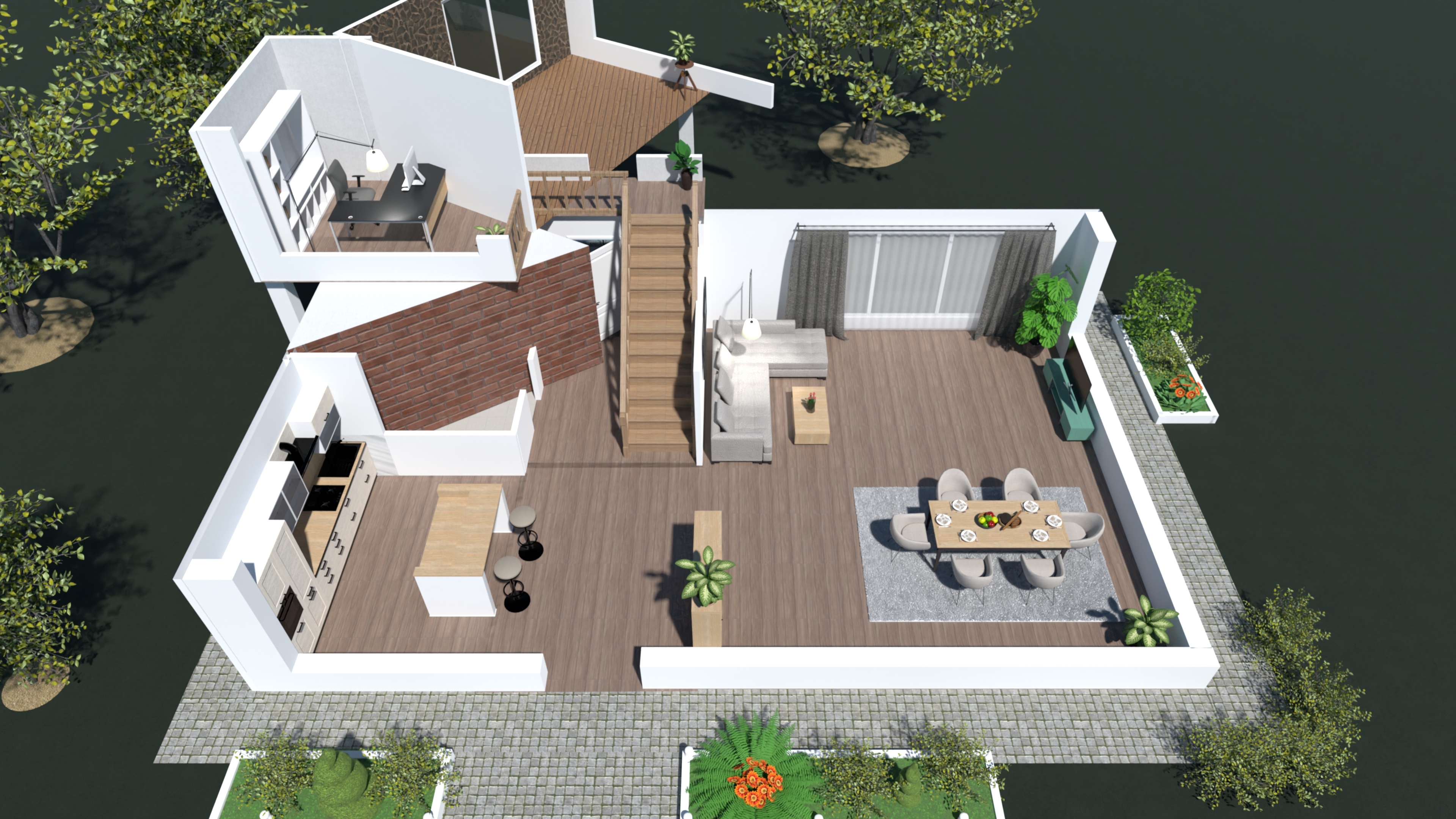 Two Story House #23333202 by Alina