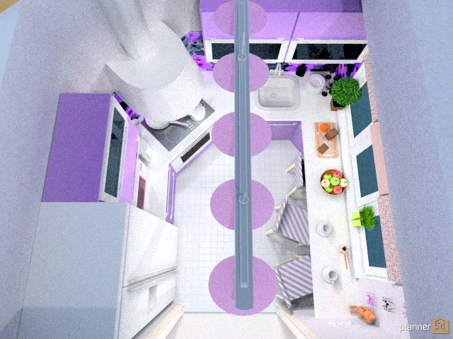 Фиалковая кухня - Violet kitchen #2903996 by Куля *Flying