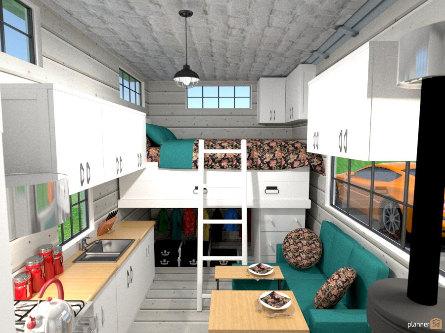 8' x 20' trailer with loft bed #1229566 by Joy Suiter