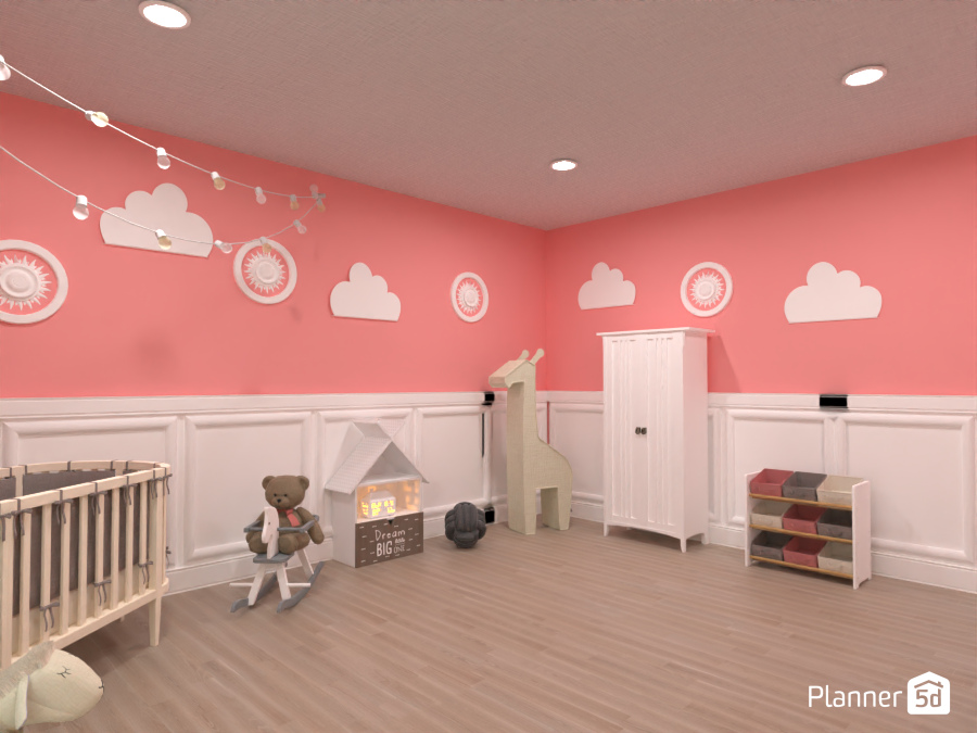 Pink interior: Design battle contest #11763196 by Gabes