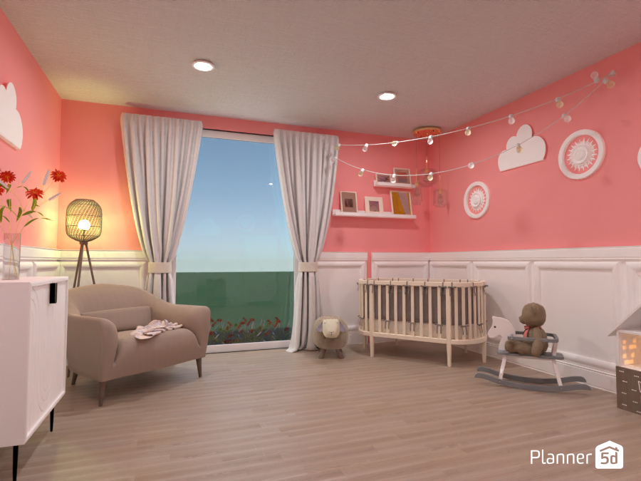 Pink interior: Design battle contest #11763340 by Gabes