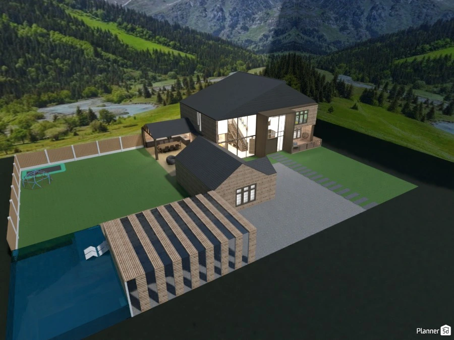 modern mountain house #3039444 by Mia