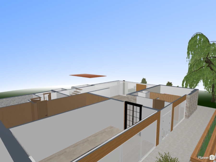 Modern patio #25786968 by User 175019060