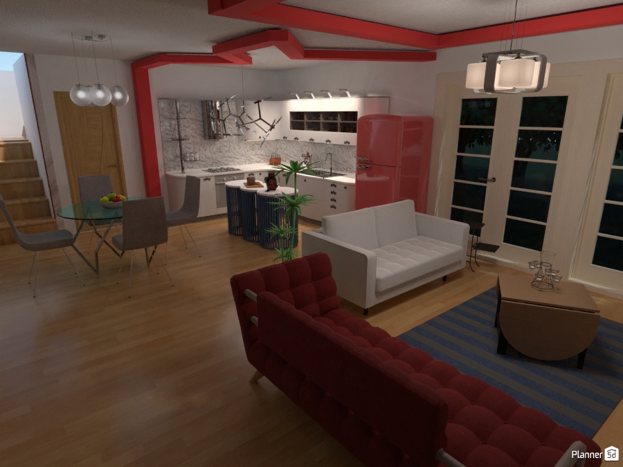 red livingroom #2794532 by Elena