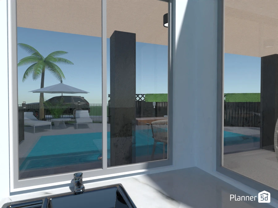 Modern Coastal Pool Resort Area #116840 by Will Dellaway