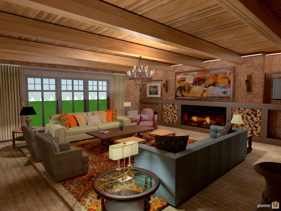 Cosy Living Room #930094 by Marina Fragouli/Μαρίνα Φραγκούλη