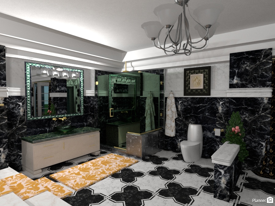 Éclectique Intérieur: la douche #1321008 by Moonface