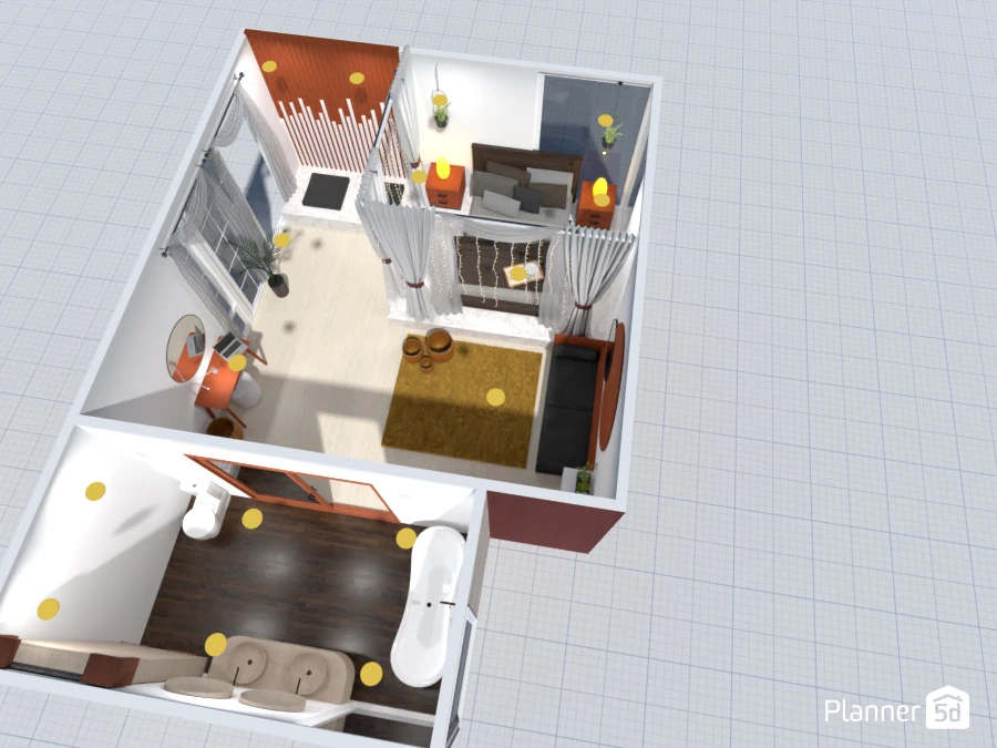 Canopy bedroom/bathroom #128903 by MichyItaly