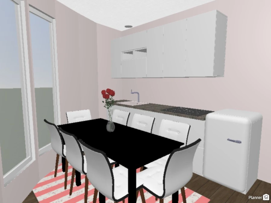 Round Pink House #83443 by Arin