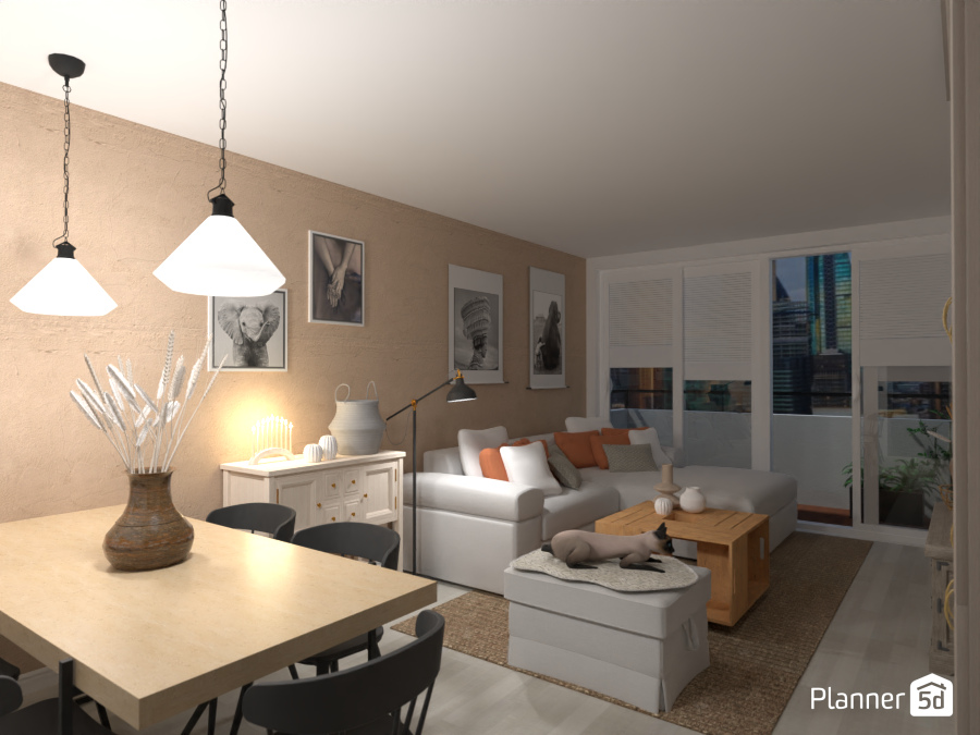 Boho-chic style, in natural color tones #10034580 by Lucija Marko