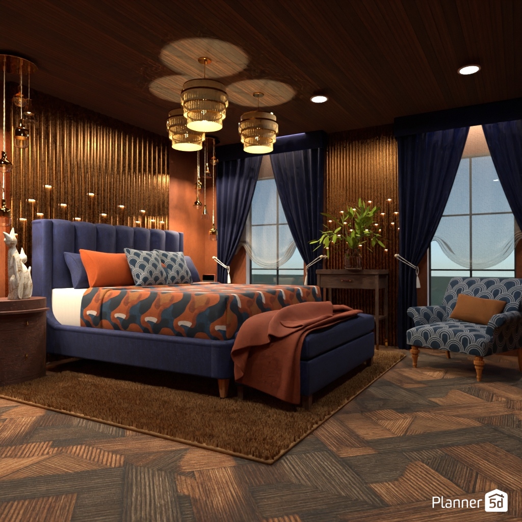 Midnight Mood Room #28889904 by Editors Choice