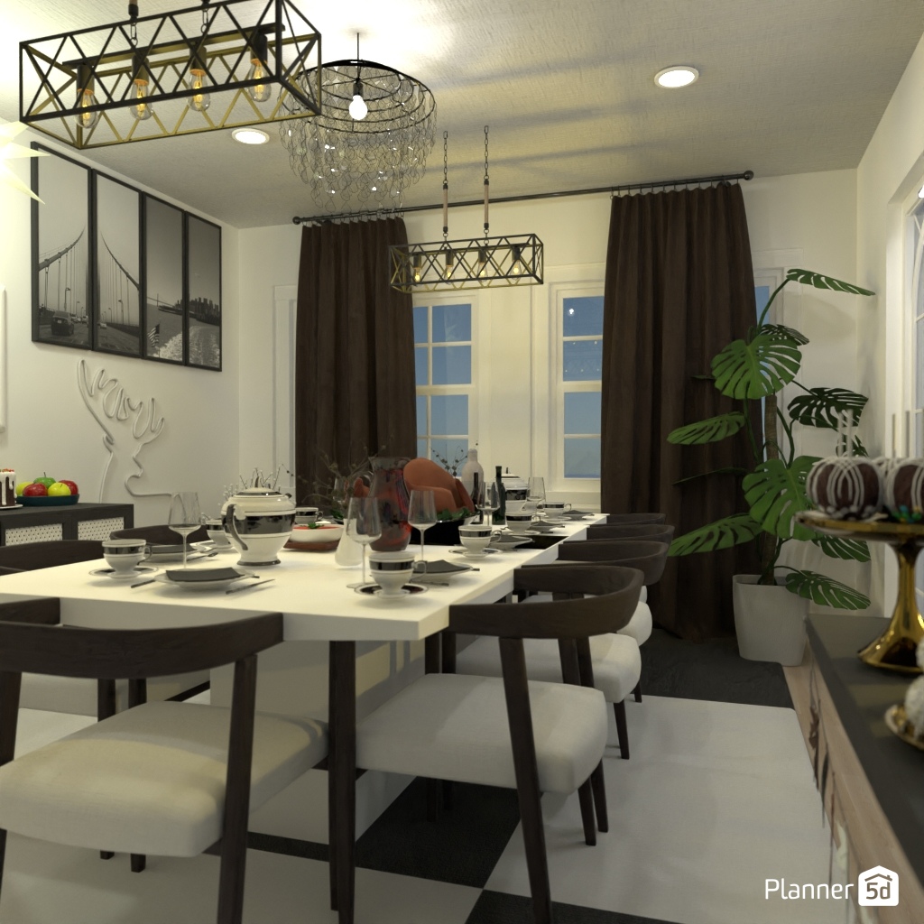 DB: Thanksgiving Day - room shell copy #23411399 by Editors Choice