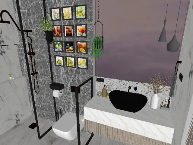 Cozy Modern Minimalist Bathroom 128723 by ZACKY DESIGNER image