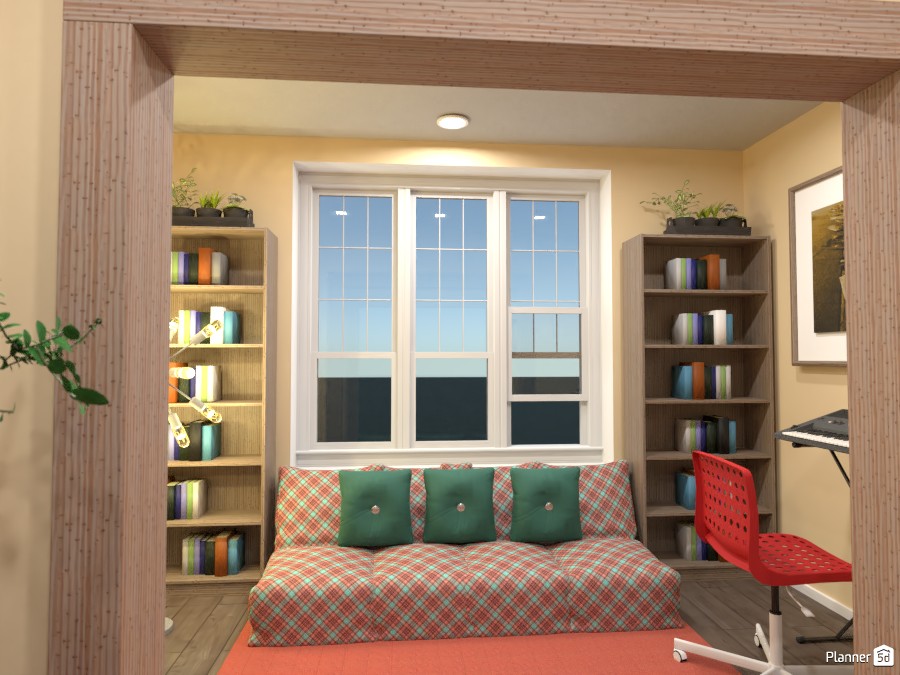 Relax room for the yellow and green sisters #3670640 Por Rita