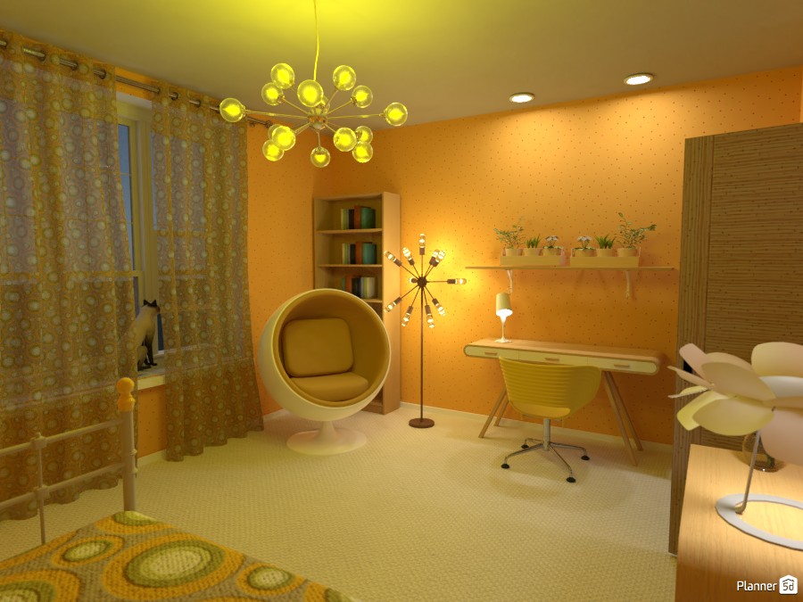 Yellow sister's bedroom 3670645 by Rita image