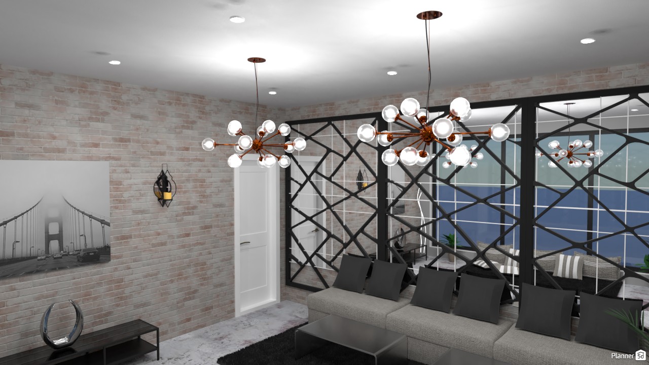 Salon con diseño minimalista #4974364 by VRP