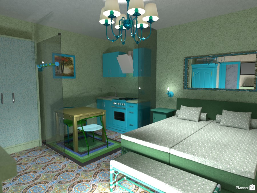 Camera con mini-cucina #3841117 by Mascalzone