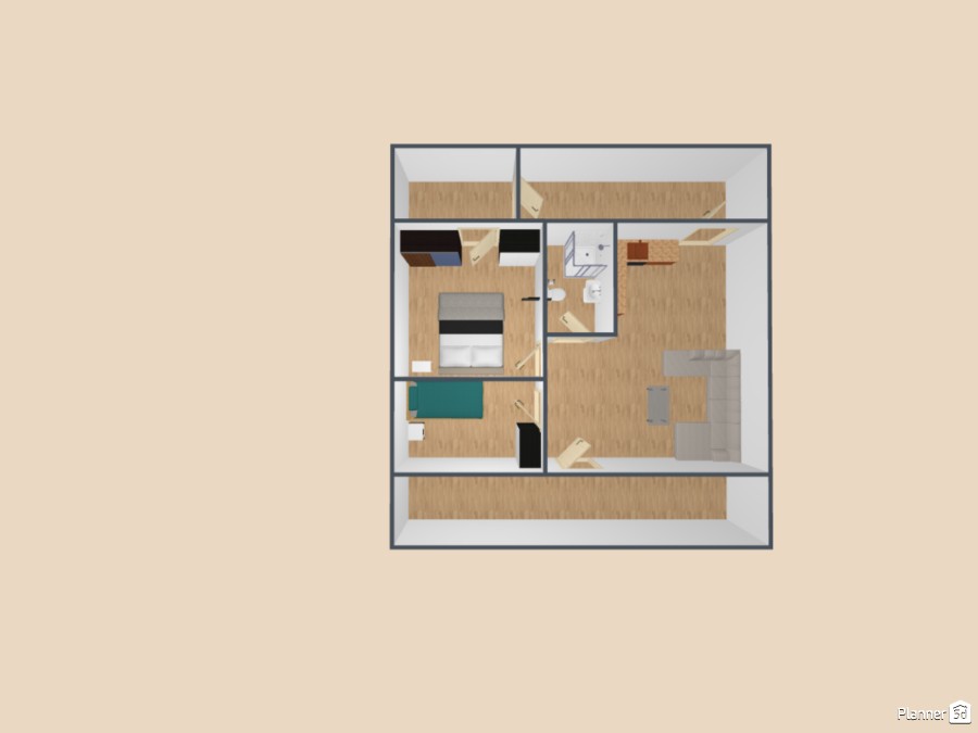 Two Bedroom One Bathroom #23356366 by User 156380646