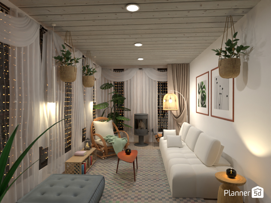 Cozy scandinavian living room #13264891 by zu