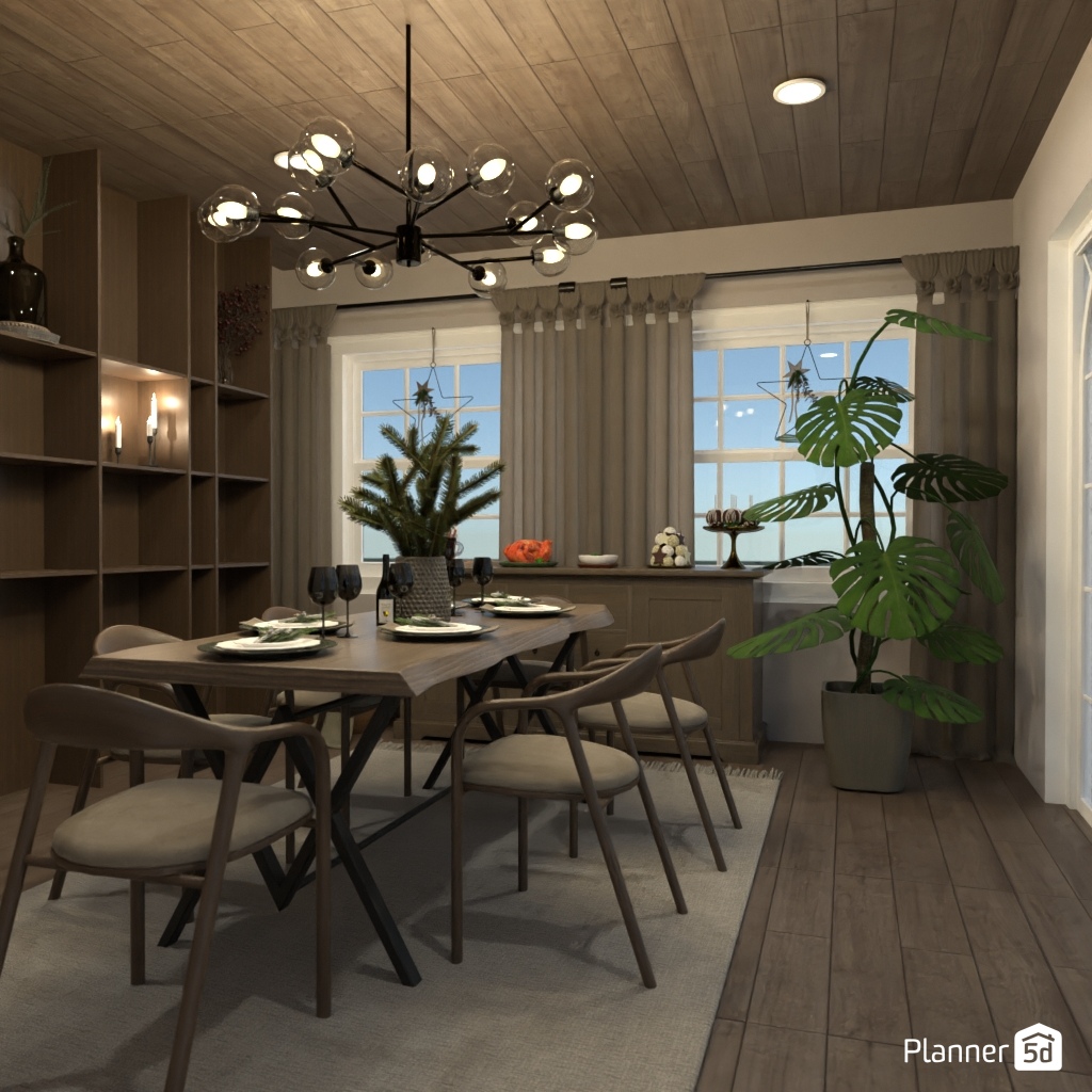 DB: Thanksgiving Day - room shell copy #23433011 by Editors Choice