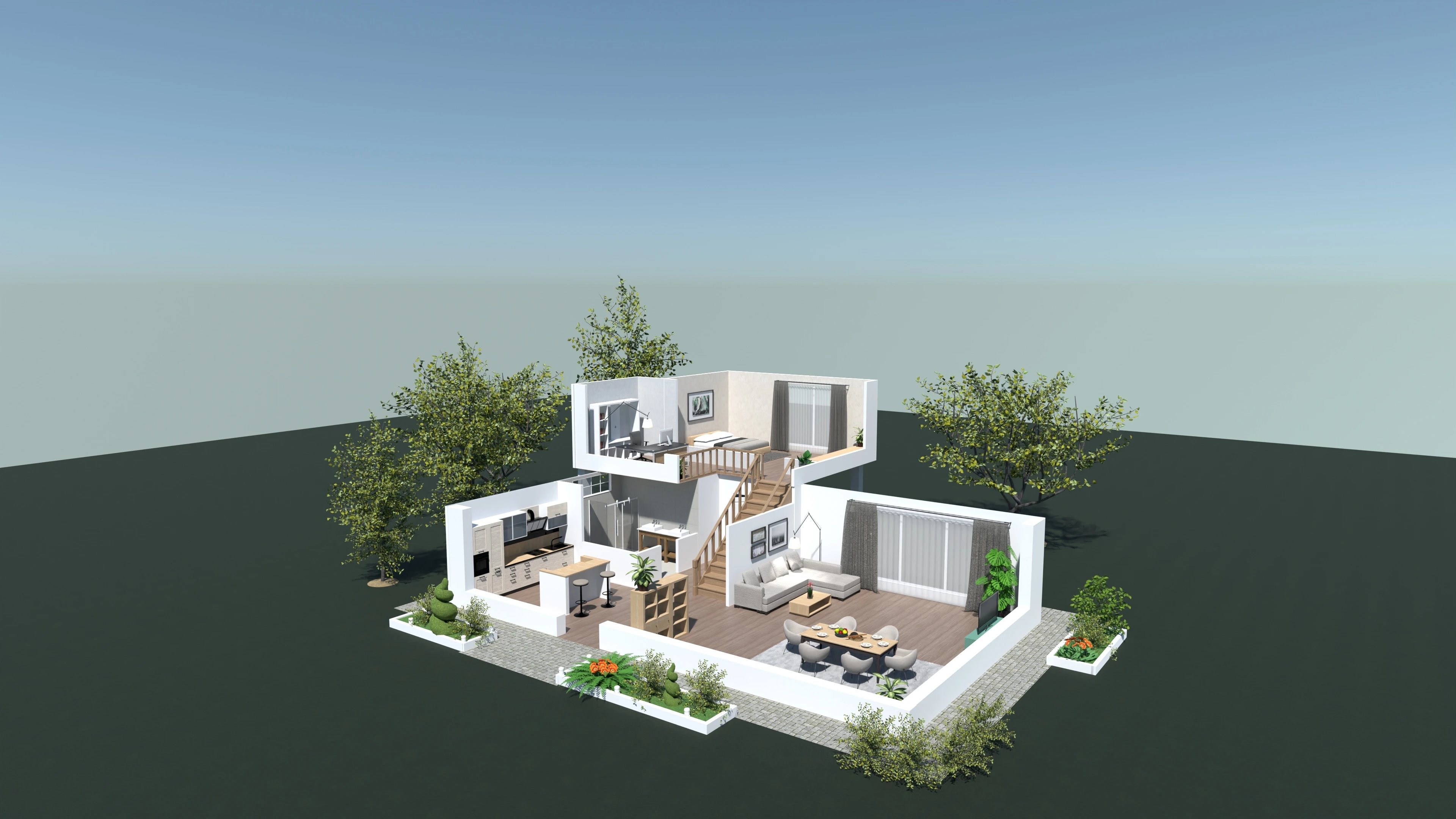 Two Story House #3142220 by Abdesslam El-Habar