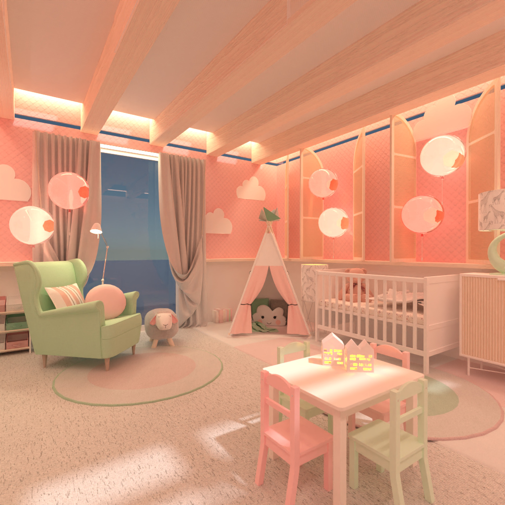 Pink Bedroom #11735056 by Editors Choice