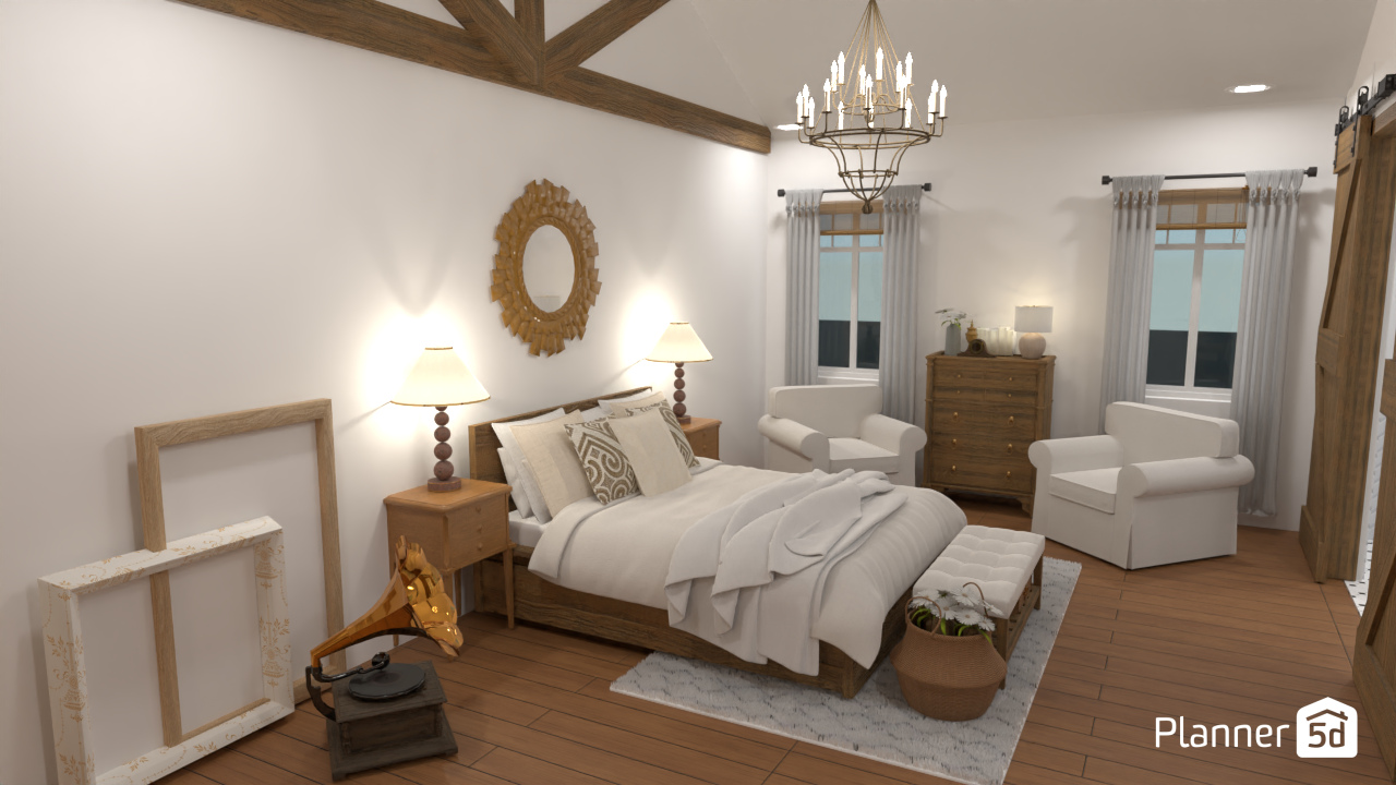 master bedroom in modern farm house #9192240 by Just Passion