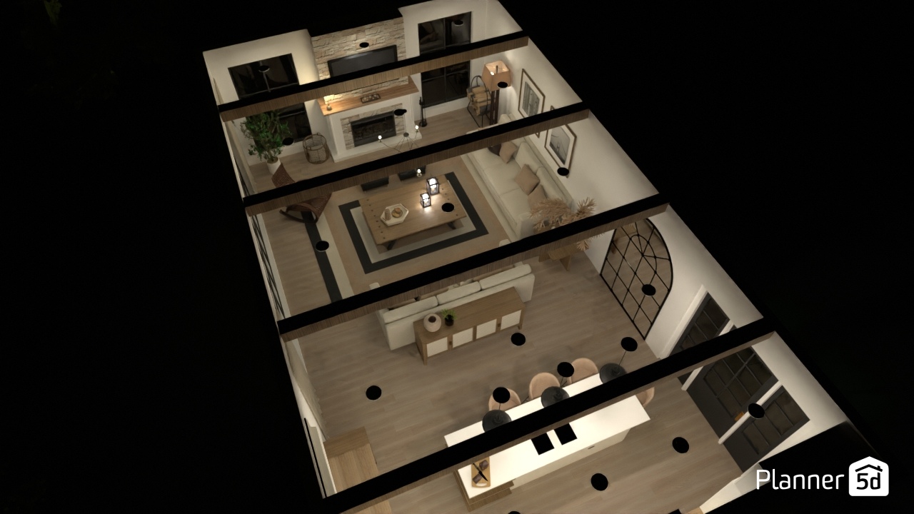 Kitchen and living #23467691 by User 153656810