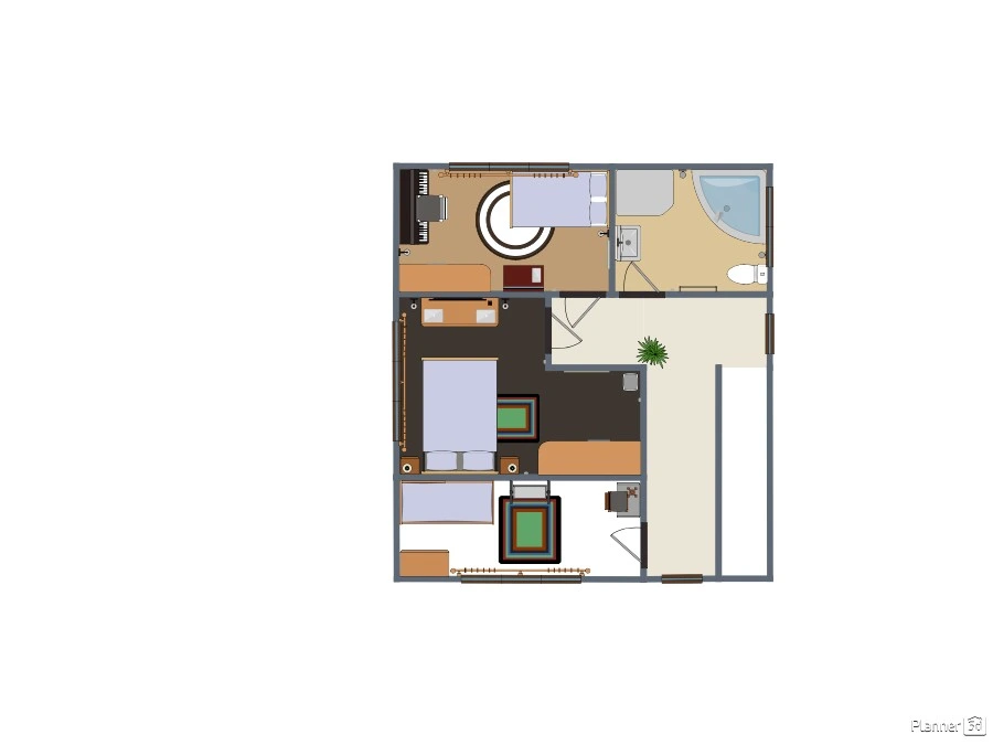 4 Person Family Detached House #67558 by Anonymous