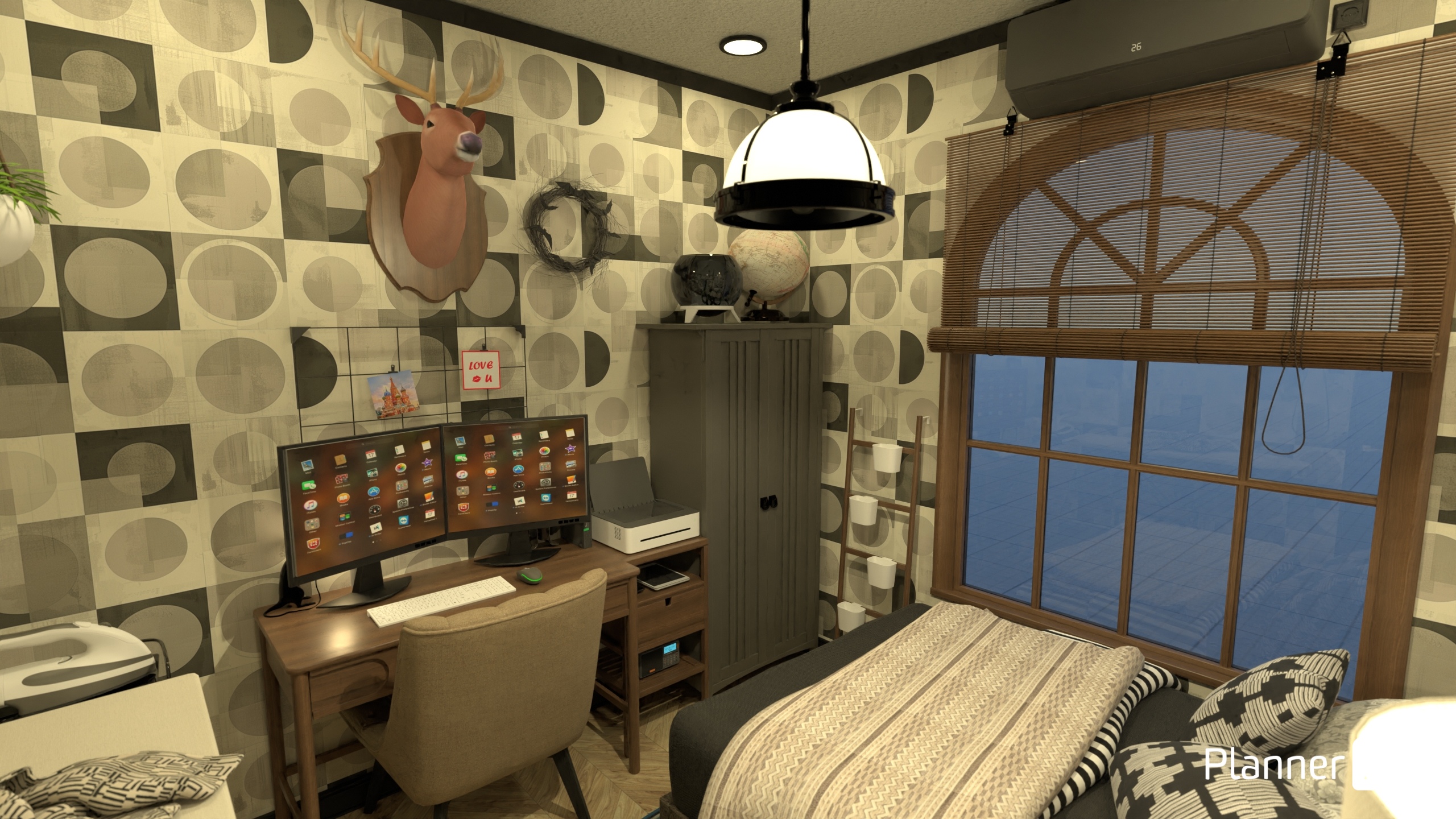 Modern Studio Apartment Aesthetic #23166010 by ZACKY DESIGNER