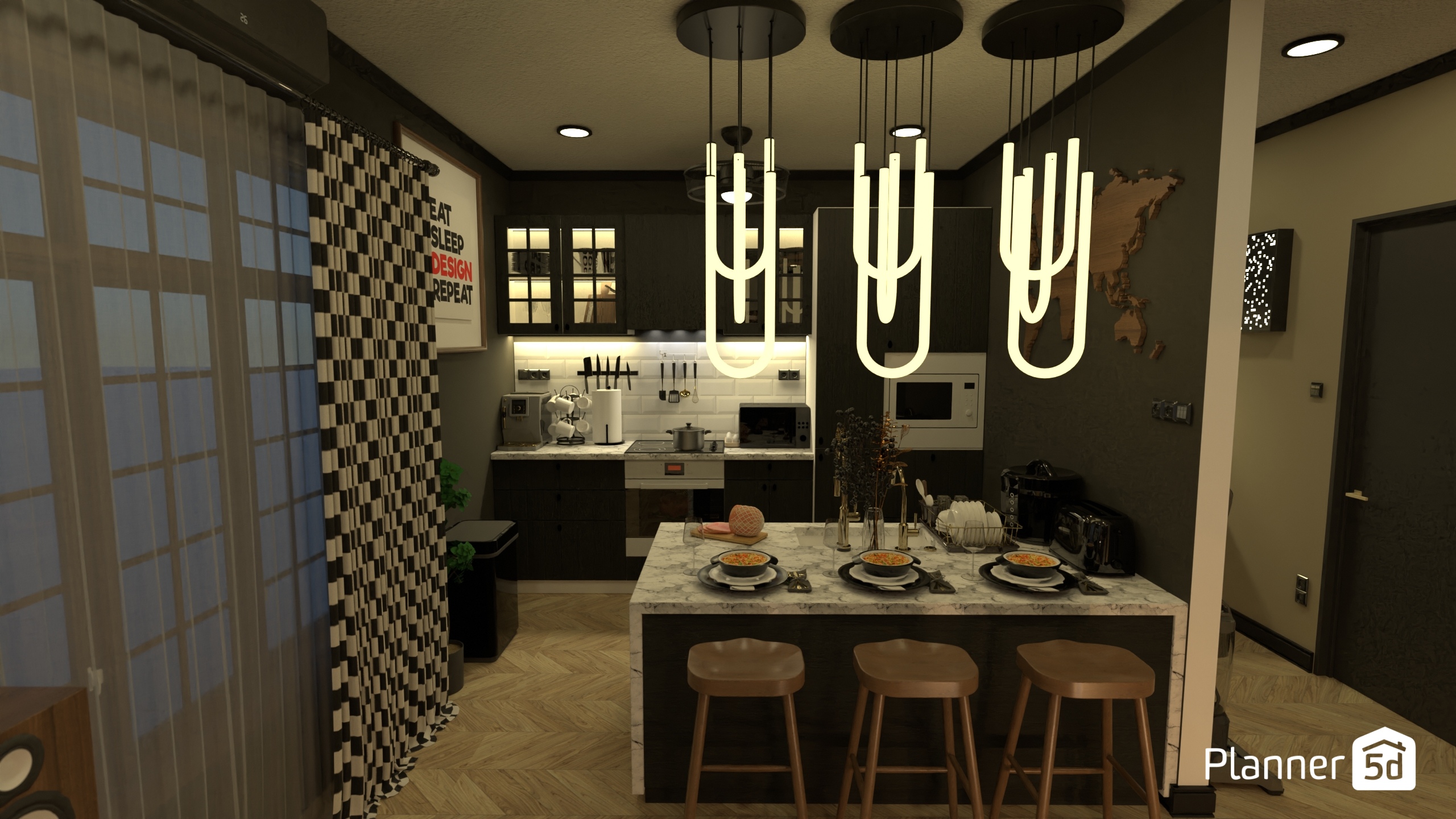 Modern Studio Apartment Aesthetic #23166026 by ZACKY DESIGNER