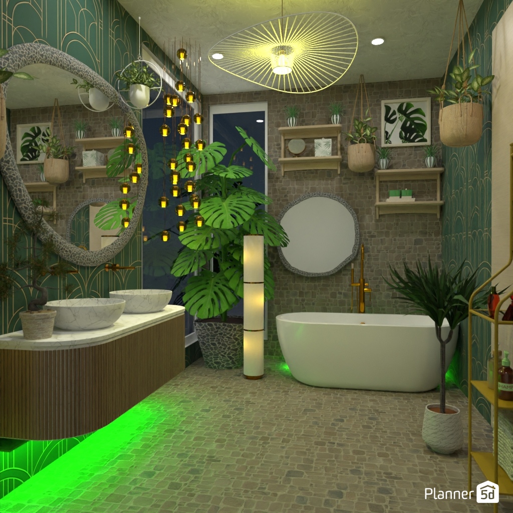 Natural bathroom #22094782 от Editors Choice
