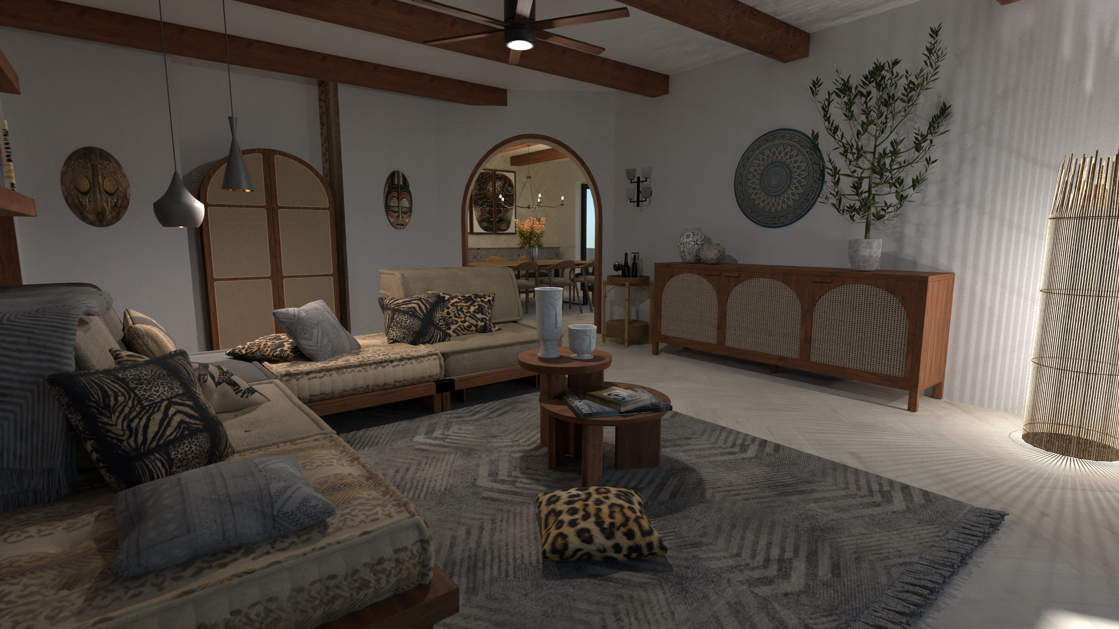 Africans Living-Room #2 #19196972 by Moonface