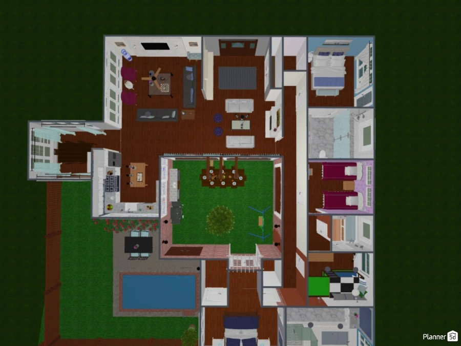 Atrium house #89270 by Incognito