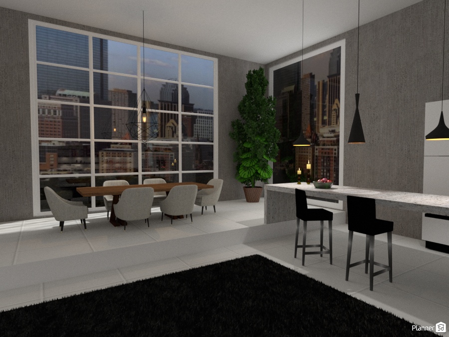 Metropolitan Dining Room #1744131 by Micaela Maccaferri