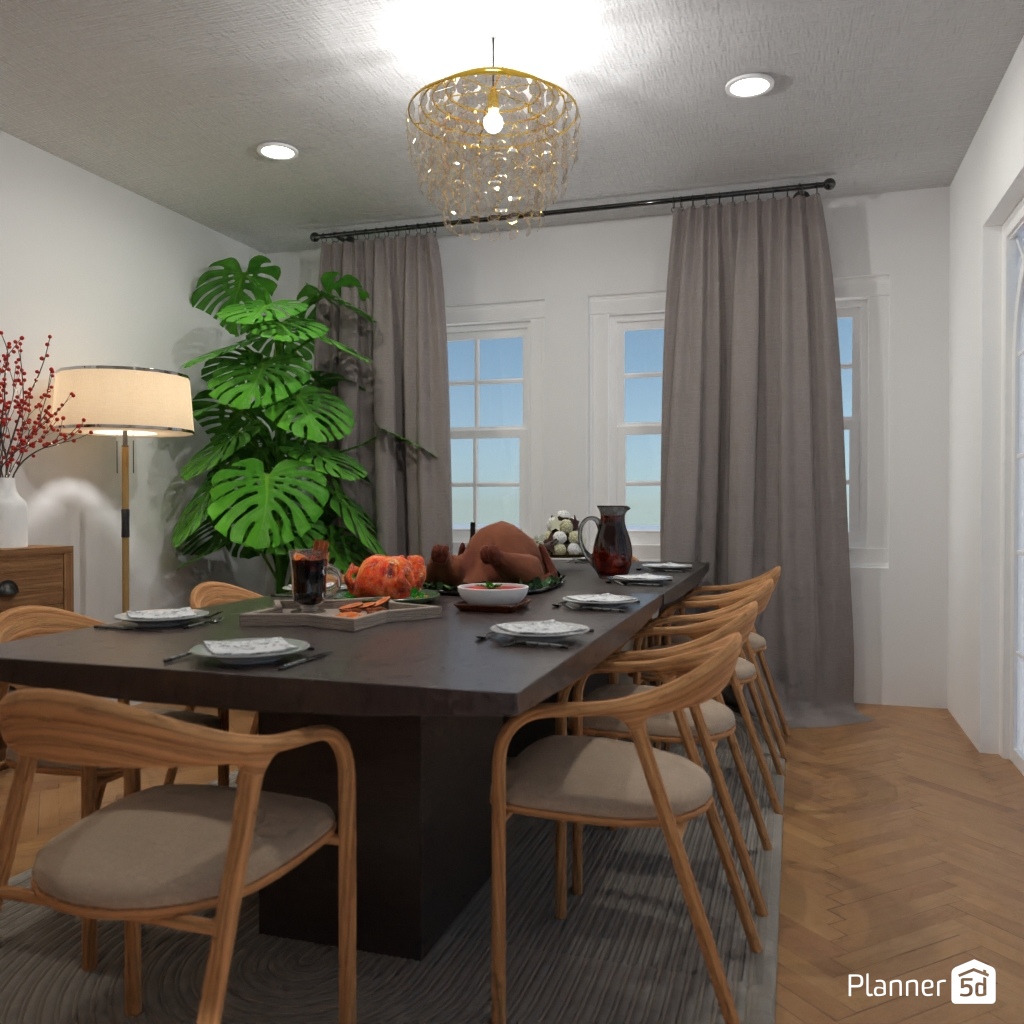 DB: Thanksgiving Day - room shell copy #23493946 by Editors Choice