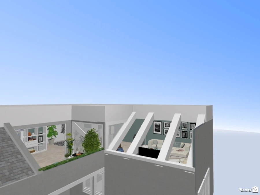 ATTIC MANSION #99998 by Aesthetic Bedroom