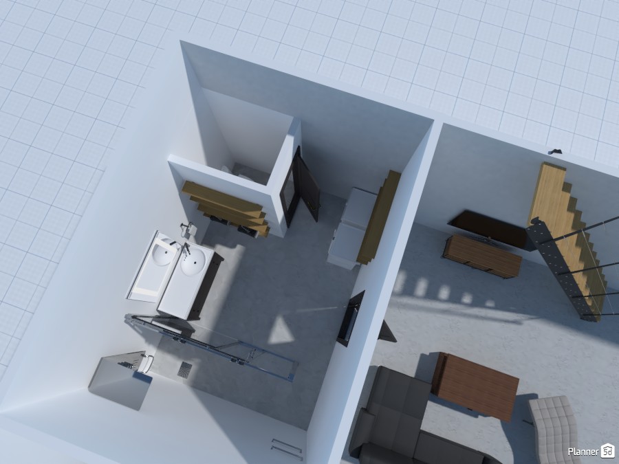 Barn Loft Bathroom #4684629 by Anonymous