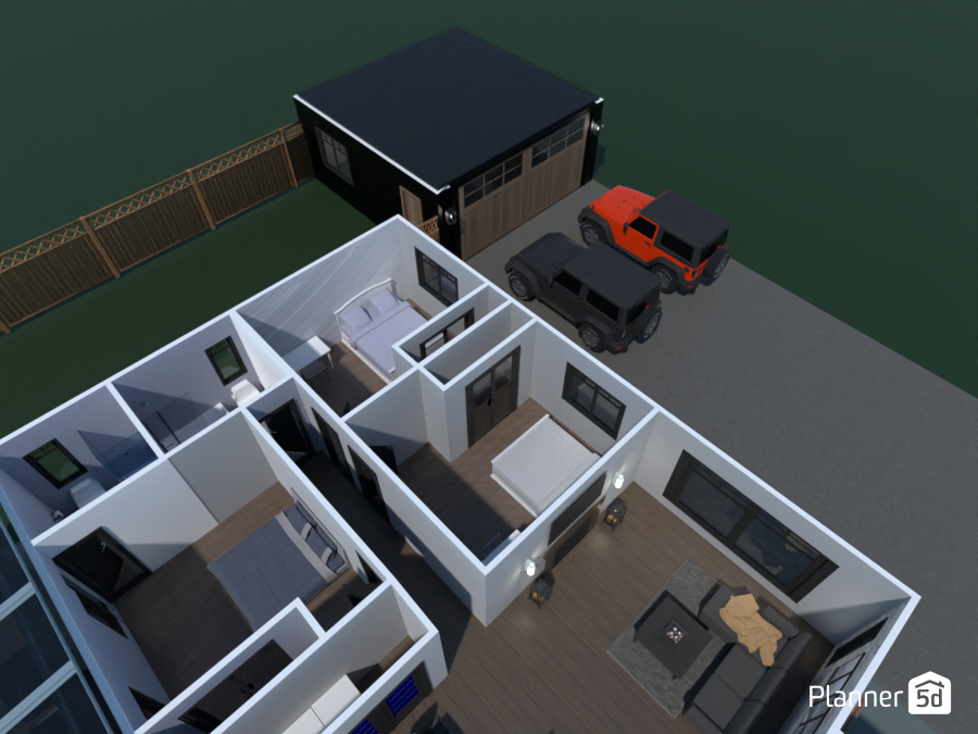 HOUSE CONCEPT OVERHEAD #7512254 by Jeff Burgess