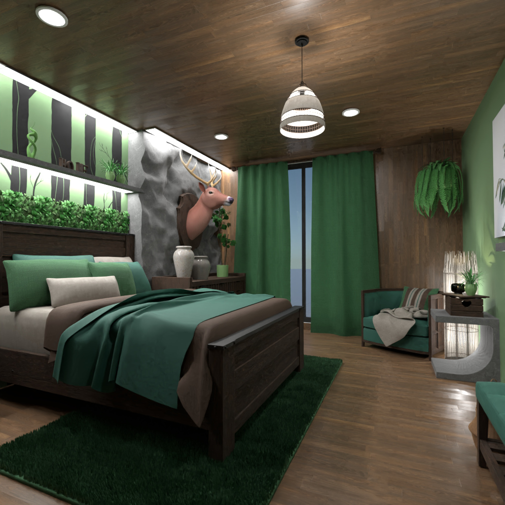 Forest bedroom #12810615 by Editors Choice
