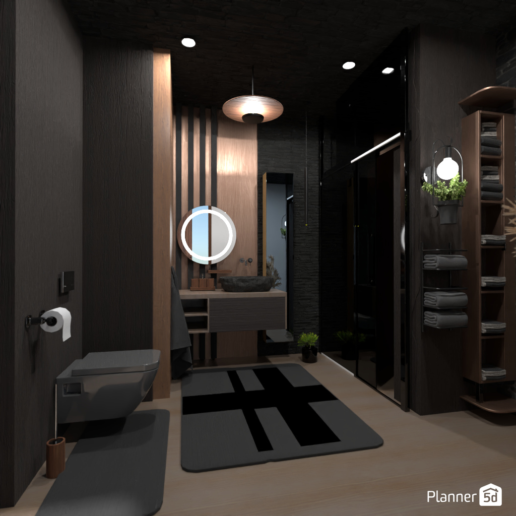 Dark Bathroom #17647871 by Editors Choice